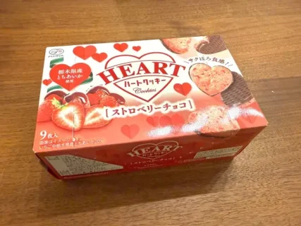 サクほろ×チョコの最強バランス！不二家ハートクッキー（ストロベリー）をレビュー
