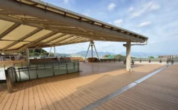 【大津SA（下り）】白髭の大津中華そばを実食！展望台＆抹茶ソフトも満喫できるグルメ休憩レビュー