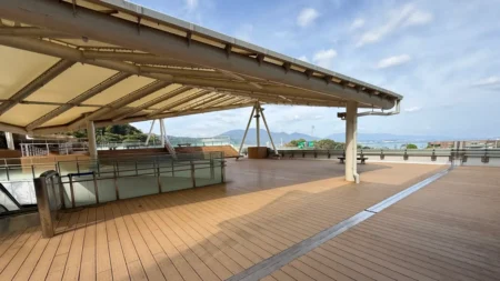 【大津SA（下り）】白髭の大津中華そばを実食！展望台＆抹茶ソフトも満喫できるグルメ休憩レビュー