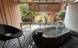 【さぎの湯荘】貸切露天風呂「岩露」を体験！予約方法&料金から実際の雰囲気やアメニティを写真多数で紹介