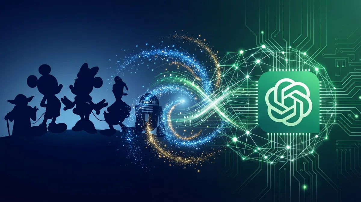 ディズニーがGoogleではなくOpenAIを選んだ理由 10億ドル投資の真意とは?ミッキーもスター・ウォーズもAIで制作可能に