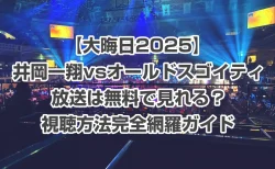 井岡一翔vsオルドスゴイティの放送は無料で見れる？【大晦日2025】PPV配信など視聴方法完全網羅ガイド【レミノ独占】