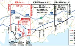 笠岡バイパス一部区間が開通予定【2026年4月5日】倉敷福山道路の一部2.8km延伸 国道2号の渋滞緩和へ