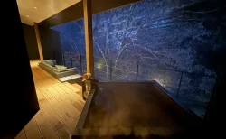 【客室レビュー】SHINRA YORO VALLEYのリバースケープルームに泊まった感想　アメニティから客室露天風呂からの眺望も