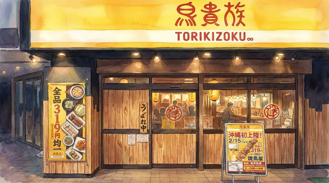 鳥貴族40周年フェア第4弾!2月の期間限定メニュー全9品 希少部位まつば16万食限定!