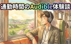 通勤時間を無駄にしない！Audibleで年間100冊！片道60分を無駄にせず有効活用した30代の体験談