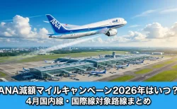 ANA減額マイルキャンペーン2026年はいつ？4月国内線・国際線対象路線まとめ