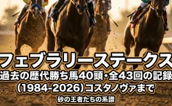 フェブラリーステークス 過去の歴代勝ち馬40頭・全43回の記録（1984-2026）コスタノヴァ連覇まで砂の王者たちの系譜