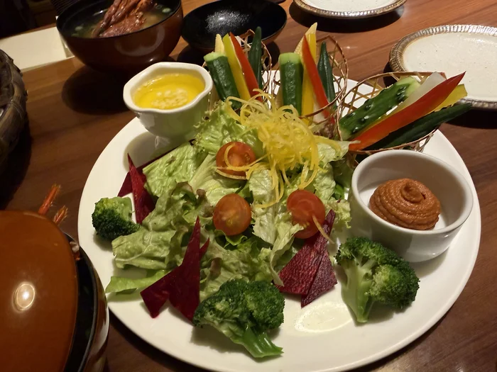 バーニャカウダー風サラダ