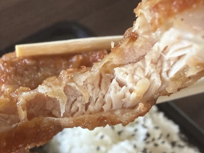 からあげの断面