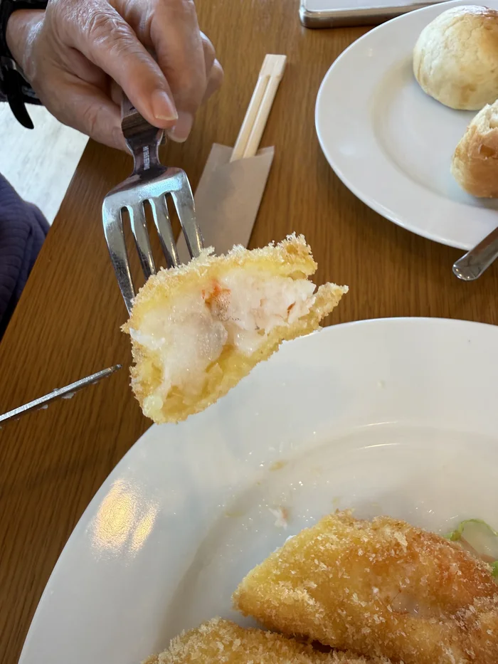 エビフライの断面