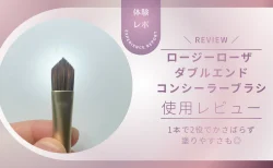 ロージーローザ ダブルエンドコンシーラーブラシは1本で2役！かさばらない＆塗りやすさを本音レビュー