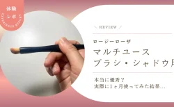 【口コミ検証】ロージーローザのマルチユースブラシ（シャドウ用）は本当に優秀？実際に1ヶ月使ってみた結果