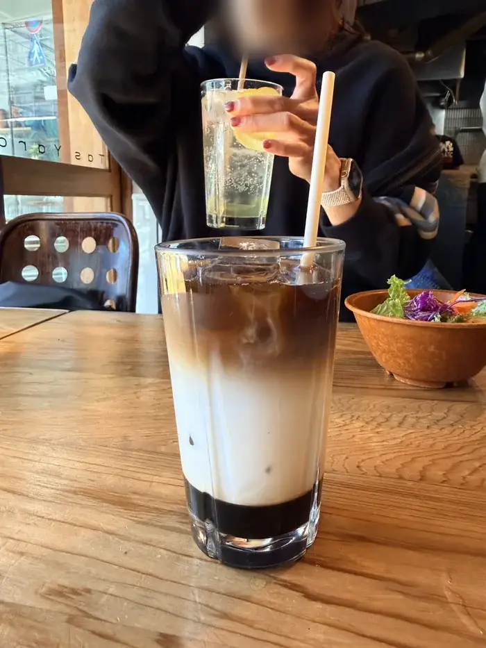 アイスコーヒー牛乳アップ