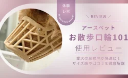 【体験談】アースペット「お散歩口輪」で愛犬の耳掃除が快適に！サイズ感や口コミを徹底解説