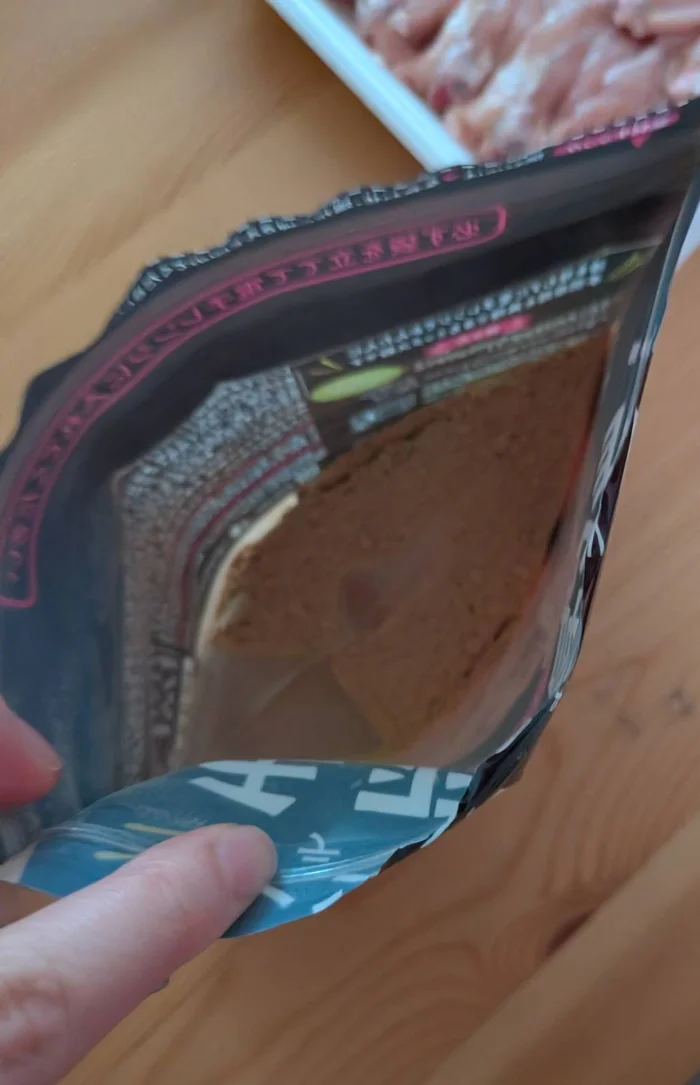 袋の中のミックス粉