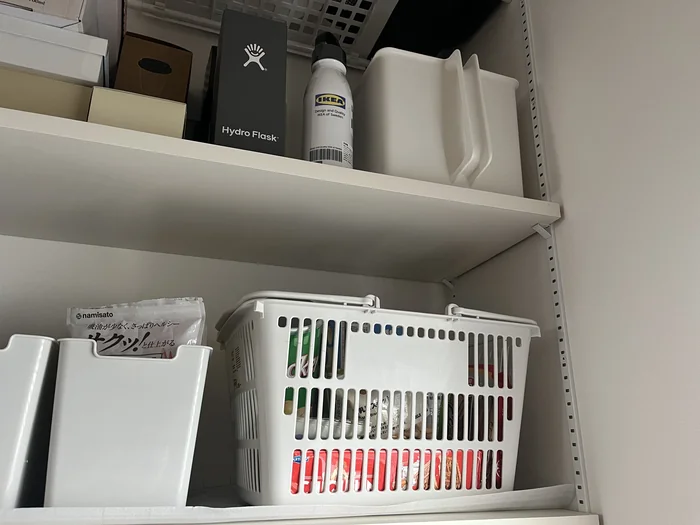 パントリー全体に設置した様子