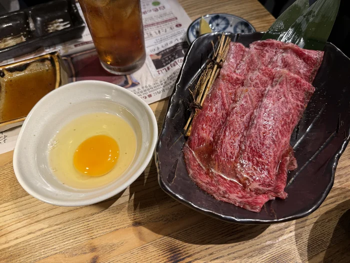 黒毛和牛の焼きしゃぶ