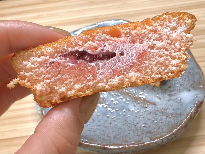 ふわふわの生地と断面