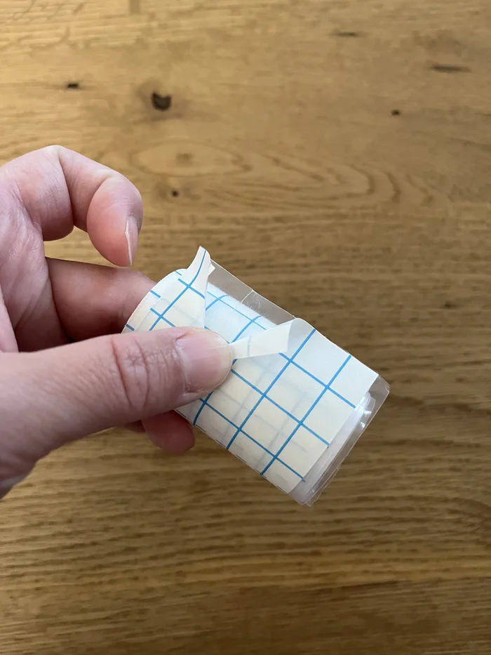 はくり紙の2分割構造