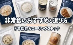 非常食のおすすめと選び方 5年保存＆ローリングストック