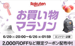 2026年6月後半 楽天お買い物マラソン