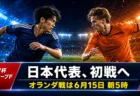 日本代表初戦オランダ戦 W杯グループF テレビテロップ風アイキャッチ