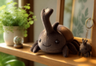 カブトムシモチーフのマスコットグッズのイメージ写真