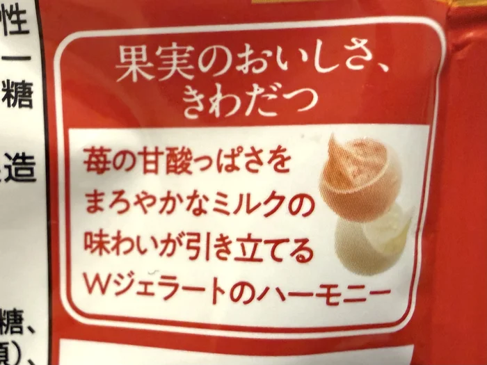 パッケージ裏面に書かれた商品のコンセプト文