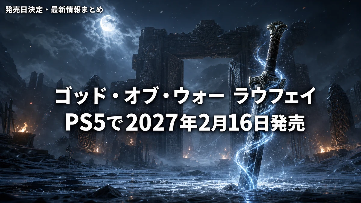 ゴッド・オブ・ウォー ラウフェイ、発売日が2027年2月16日に決定 主人公フェイと常世の國、次回作の話まで整理