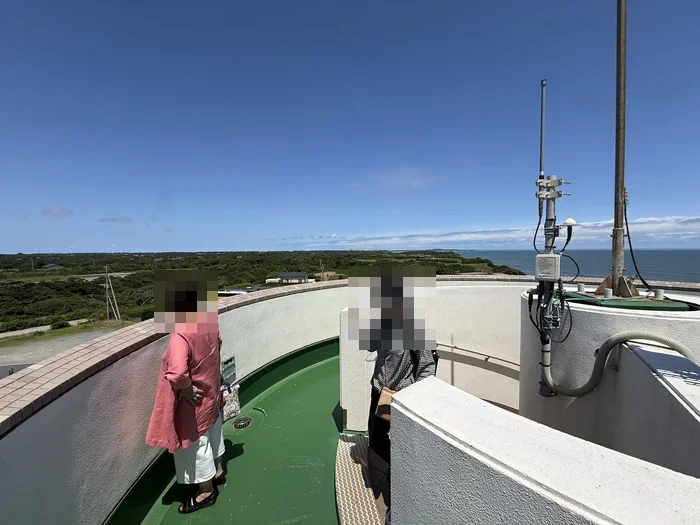画像 360度の景色を楽しめる飯岡刑部岬展望館の屋上展望台