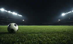 ナイタースタジアムのサッカーボール