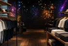 宇宙をイメージしたアパレルショップのイメージ