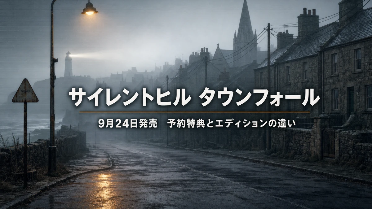 『SILENT HILL: Townfall』予約特典・店舗特典まとめ　9月24日発売、パッケージ版とデラックスの違いを整理
