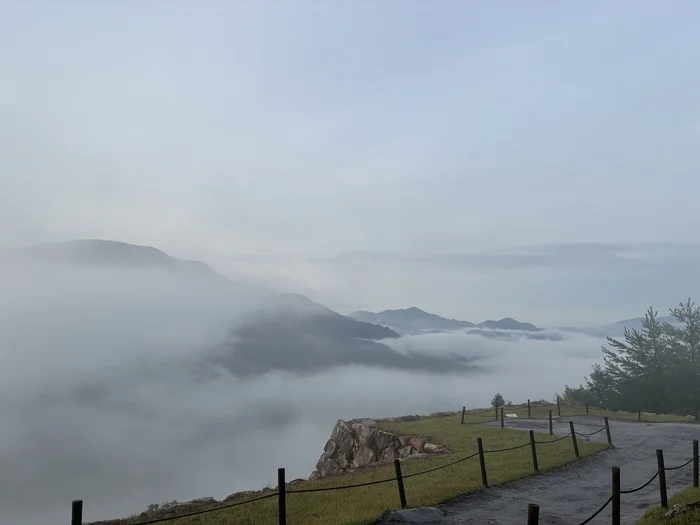 画像 竹田城跡から見下ろす一面の雲海