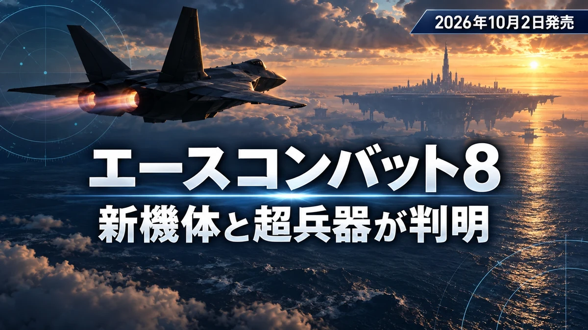 エースコンバット8、ストーリートレーラー公開　新キャラ3人と新機体FA-36 Game、超兵器2種が判明