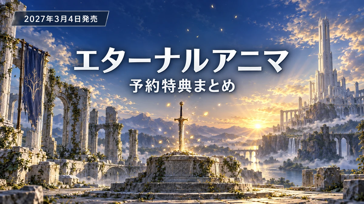 ETERNAL ANIMA(エターナルアニマ)予約特典まとめ Amazon・楽天は限定DLC付き、全17店舗の特典と価格を整理