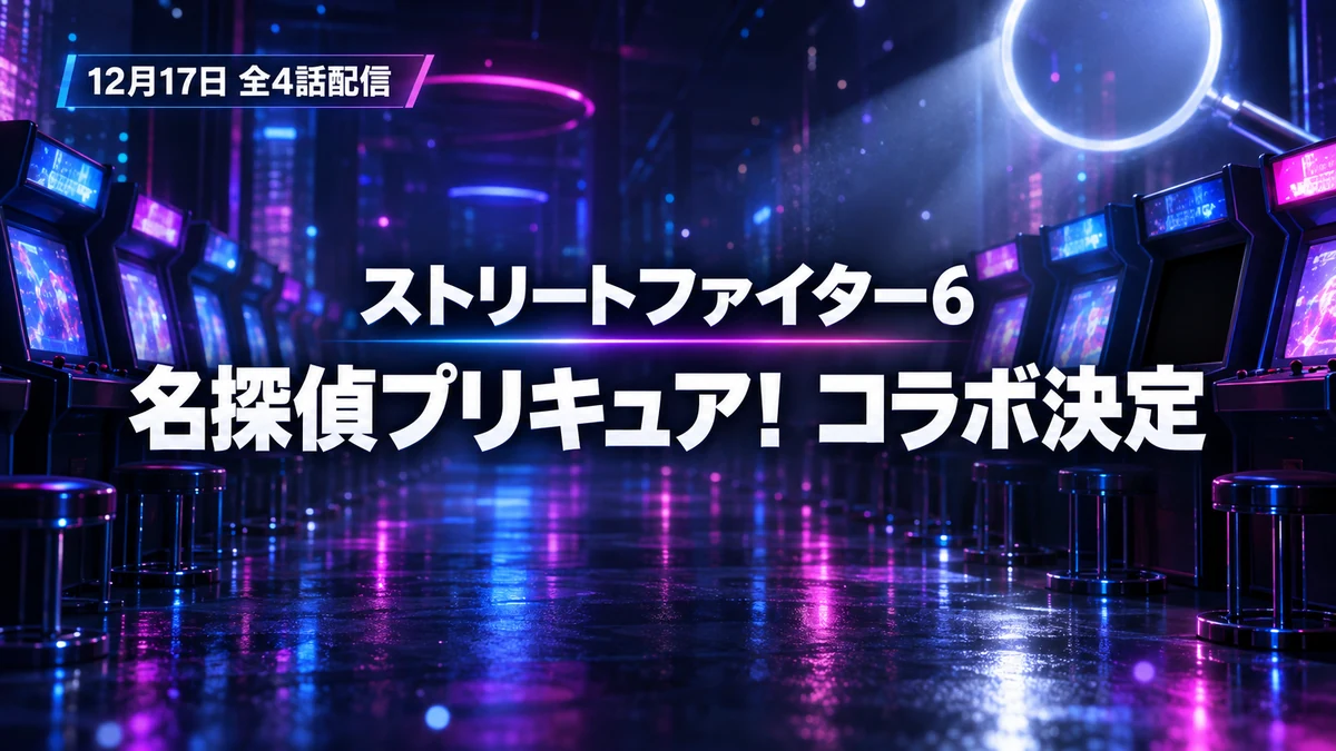 ストリートファイター6と名探偵プリキュア!がコラボ決定 12月17日から全4話のバトルハブ事件簿を配信