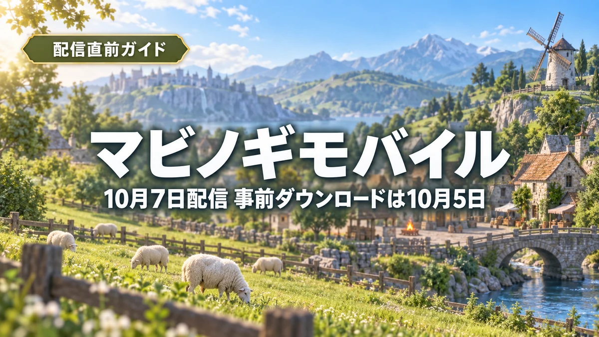 マビノギモバイル、10月7日配信 事前ダウンロードは10月5日14時から、キャラクター事前作成の期限とサーバー選びの注意点