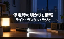 停電時の明かりは何個必要？一人暮らしのライト・ランタン・防災ラジオの選び方